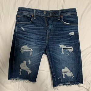 American Eagle Distressed Jean Shorts